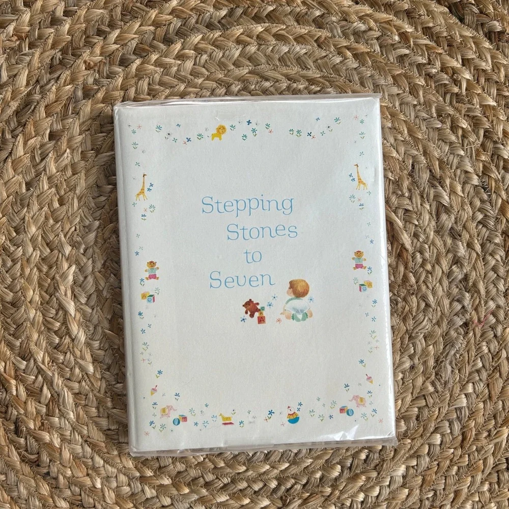 Vintage Baby Book‎ Stepping Stones to Seven